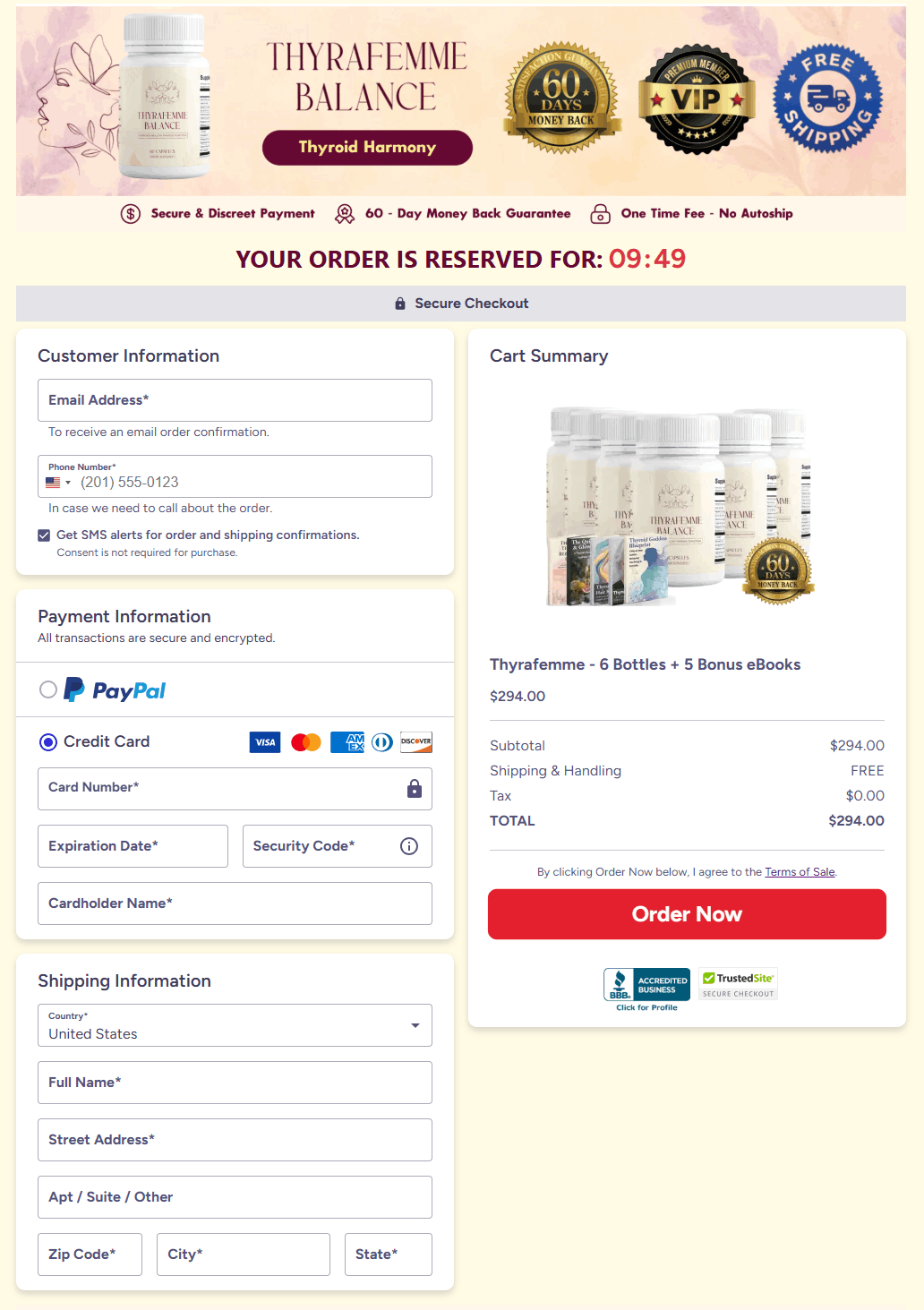 thyrafemme balance order